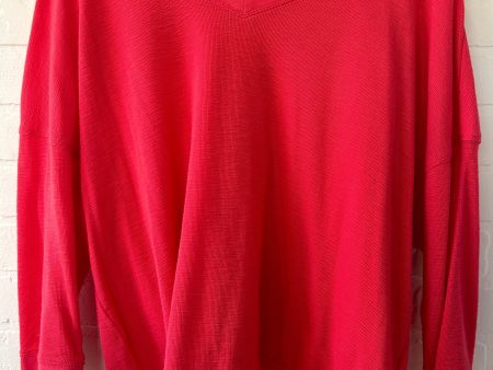 Athletic Top Long Sleeve Crewneck By Calvin Klein Performance In Red, Size: Xl Online