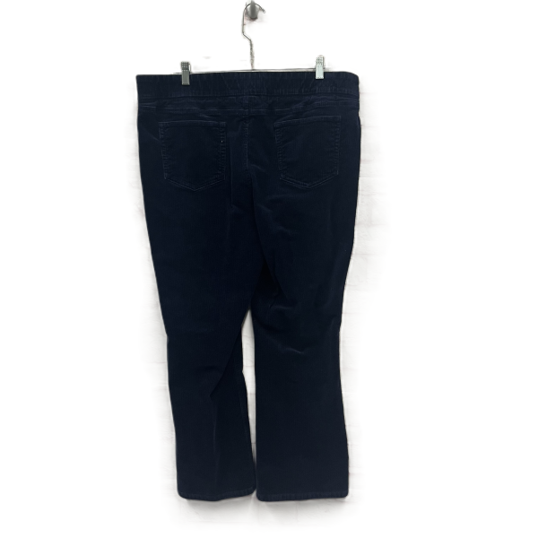 Pants Corduroy By Denim And Company In Navy, Size: 16 Online now