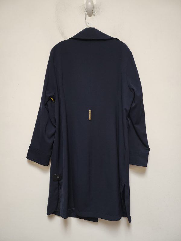 Coat Trench Coat By Vince Camuto In Navy, Size: Xl For Discount