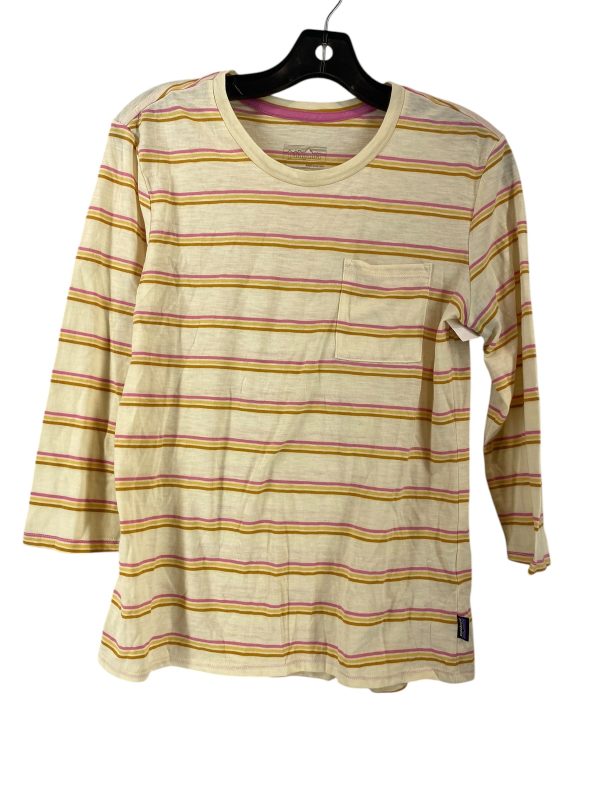 Athletic Top Long Sleeve Collar By Patagonia In Yellow, Size: S Online Sale