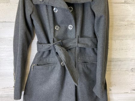 Coat Wool By New Look In Grey, Size: S For Discount