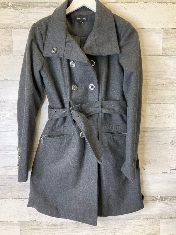 Coat Wool By New Look In Grey, Size: S For Discount