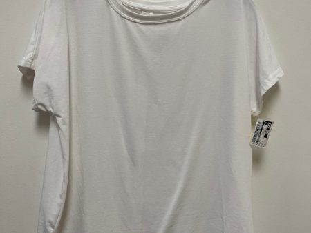 Athletic Top Short Sleeve By All In Motion In White, Size: S Online Hot Sale