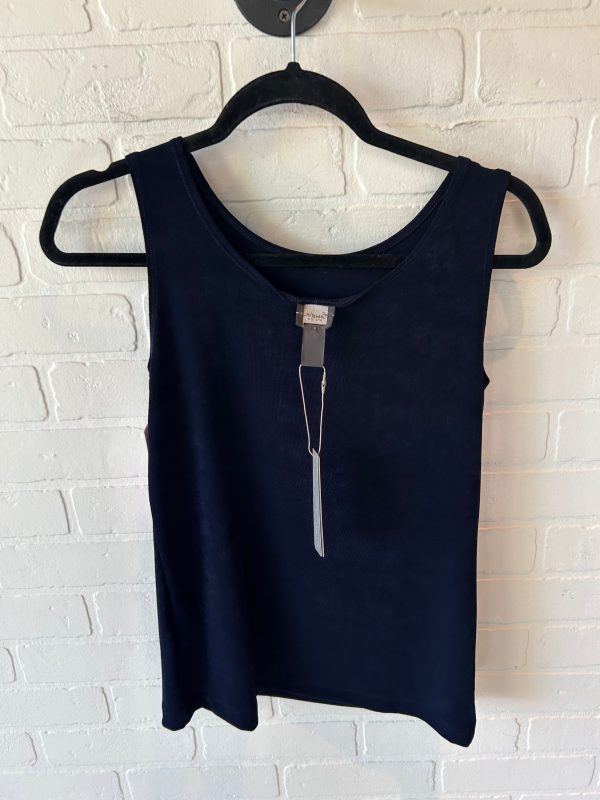 Top Sleeveless By Chicos In Navy, Size: Xs Online Hot Sale