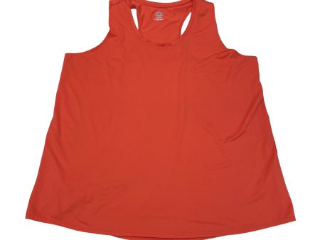 ORANGE ATHLETIC TANK TOP by ATHLETIC WORKS Size:3X Fashion