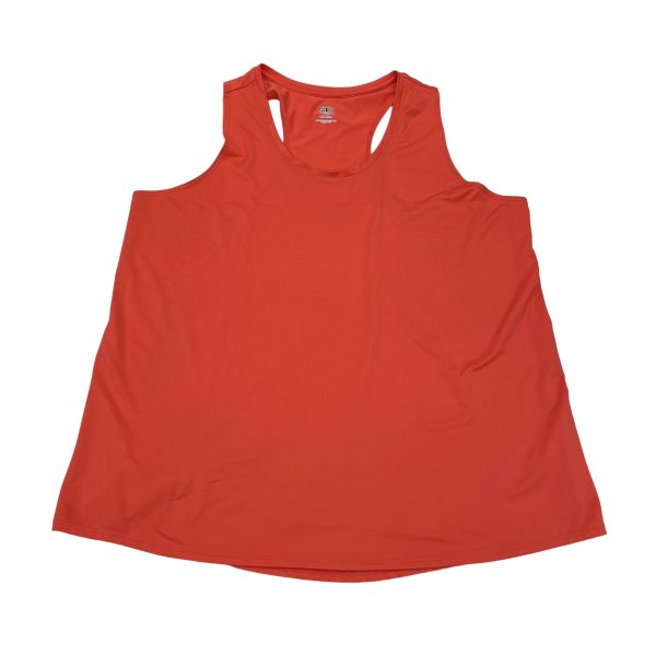 ORANGE ATHLETIC TANK TOP by ATHLETIC WORKS Size:3X Fashion