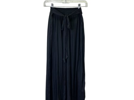 Pants Wide Leg By Zara In Black, Size:2 For Cheap