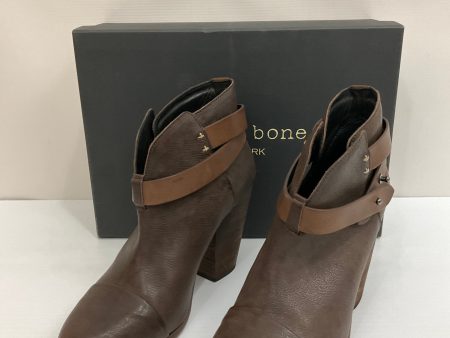 Boots Ankle Heels By Rag And Bone In Brown, Size: 7.5 Sale