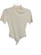 Bodysuit By New York And Co In Cream, Size: S on Sale