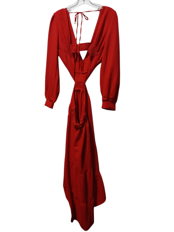 Dress Party Long By Shein In Red, Size: S Online Hot Sale