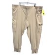 Athletic Pants By All In Motion In Tan, Size:4X For Sale