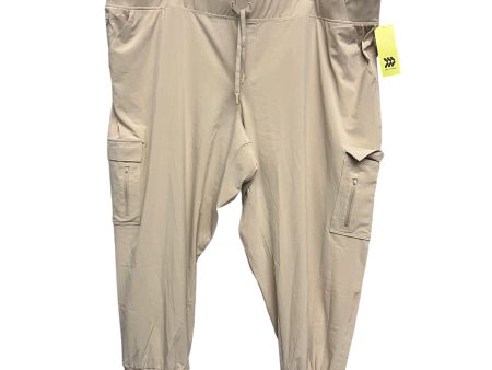 Athletic Pants By All In Motion In Tan, Size:4X For Sale