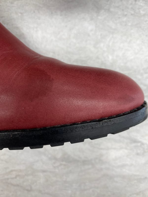 Boots Ankle Heels By Madewell In Red, Size: 6.5 For Discount