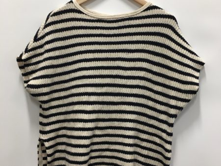 Sweater Short Sleeve By Tory Burch In Striped Pattern, Size: S Discount