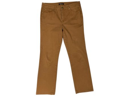 Pants Cropped By Relativity In Brown, Size: 10 Fashion