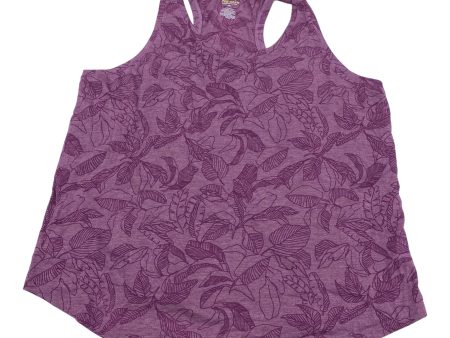 PURPLE ATHLETIC TANK TOP by TEK GEAR Size:1X Online Sale