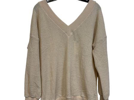 Top Long Sleeve By Clothes Mentor In Wheat, Size: M Cheap