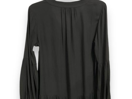 Blouse Long Sleeve By Ro & De In Black, Size: S on Sale