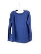 Athletic Top Long Sleeve Collar By Columbia In Blue, Size: L Discount