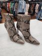 Boots Ankle Heels By Kenneth Cole In Snakeskin Print, Size: 8 Online