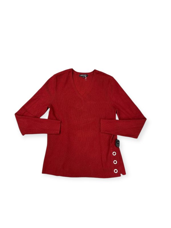 Sweater By Charlie B In Red, Size: L Hot on Sale