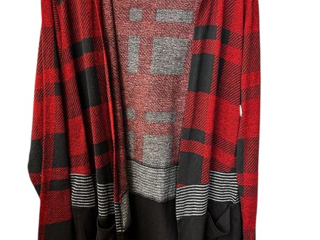 Cardigan By Maurices In Plaid Pattern, Size: 1x For Cheap