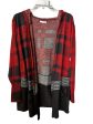 Cardigan By Maurices In Plaid Pattern, Size: 1x For Cheap