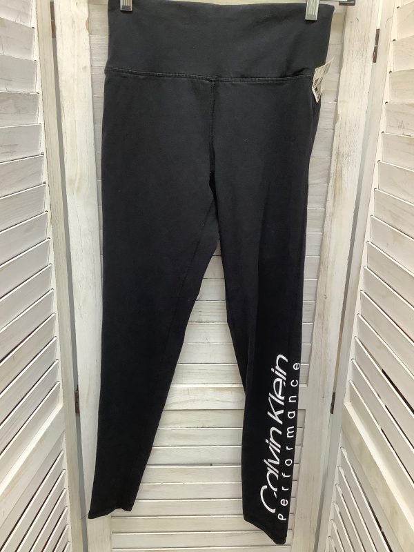 Athletic Leggings By Calvin Klein In Black, Size: S Fashion