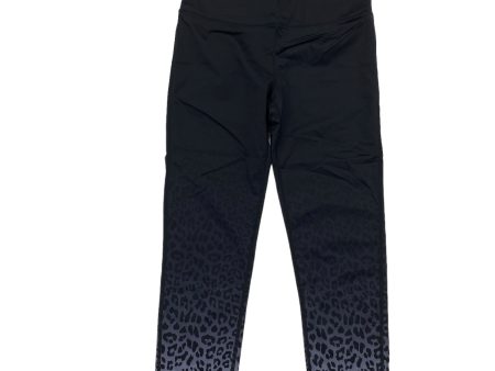 BLACK ATHLETIC CAPRIS by MONO B Size:L on Sale