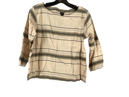 Athletic Top Long Sleeve Collar By Patagonia In Tan, Size: S Online Hot Sale