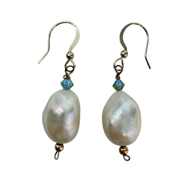 Baroque Pearl & Bead Dangle Earrings By Unbranded on Sale