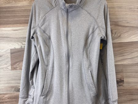 Athletic Jacket By 90 Degrees By Reflex In Grey, Size: Xl For Sale