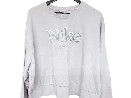 Sweatshirt Crewneck By Nike Apparel In Pink, Size: 1x Fashion