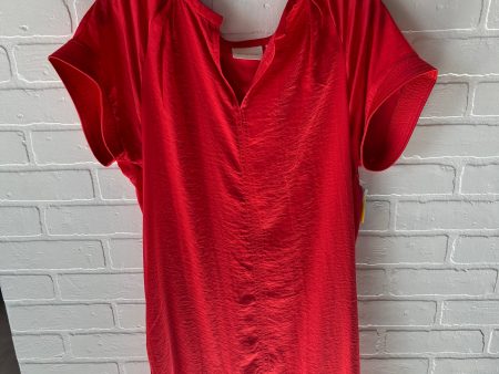 Dress Casual Midi By Chicos In Orange, Size: M Sale