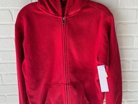 Sweatshirt Hoodie By Lands End In Red, Size: S Fashion