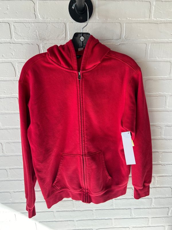 Sweatshirt Hoodie By Lands End In Red, Size: S Fashion