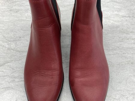 Boots Ankle Heels By Madewell In Red, Size: 6.5 For Discount