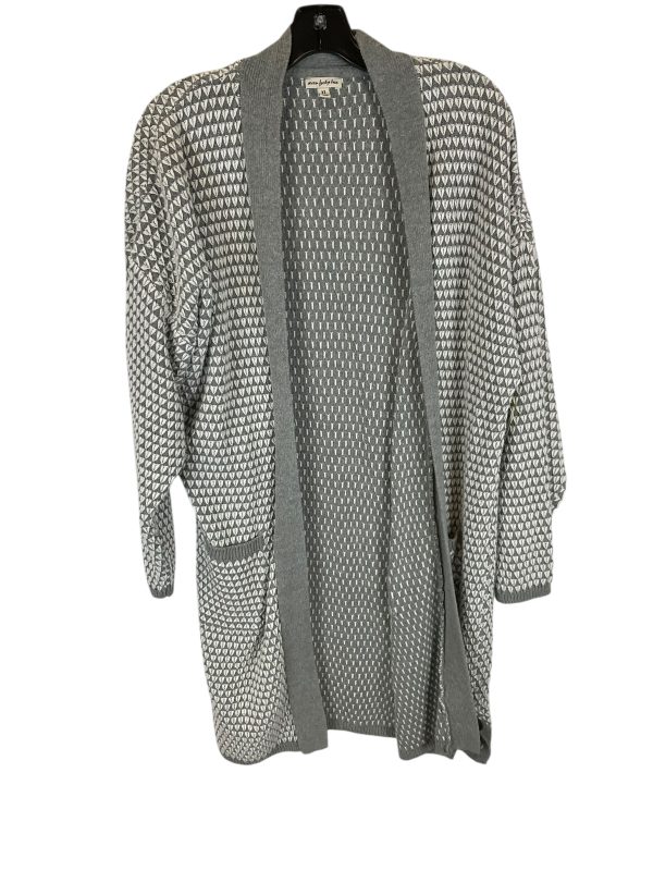 Cardigan By Clothes Mentor In Grey, Size: Xl Online Sale