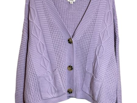 Cardigan By Ana In Purple, Size: 1x Online Sale