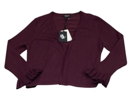 Cardigan By Dkny In Purple, Size: Xl For Discount