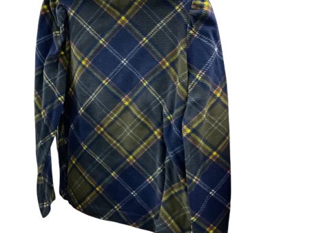 Sweatshirt Collar By Talbots In Plaid Pattern, Size: M Discount