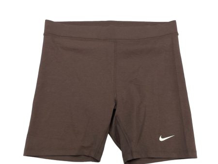 BROWN ATHLETIC SHORTS by NIKE APPAREL Size:1X Sale