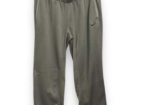 Athletic Pants By Nike Apparel In Grey, Size: M For Sale