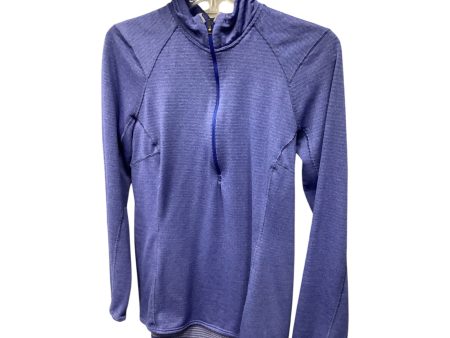 Athletic Top Long Sleeve Collar By Patagonia In Blue, Size: M Hot on Sale