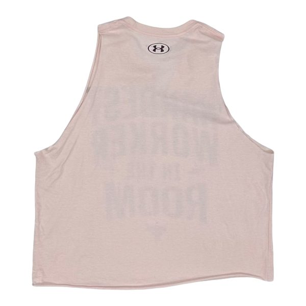 PINK ATHLETIC TANK TOP by UNDER ARMOUR Size:L Online Sale