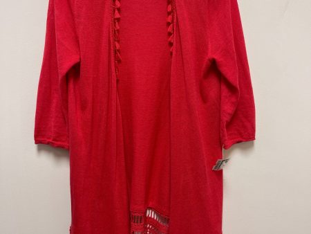 Cardigan By Chicos In Red, Size: S on Sale