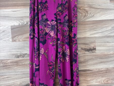 Pants Wide Leg By Clothes Mentor In Purple & Red, Size: L For Cheap