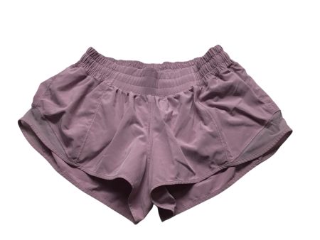 Athletic Shorts By Lululemon In Pink, Size: 6 Hot on Sale