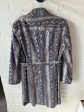 Coat Trench Coat By Michael By Michael Kors In Snakeskin Print, Size: L Hot on Sale