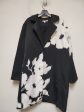 Coat Trench Coat By Chicos In Black & White, Size: 2x Fashion